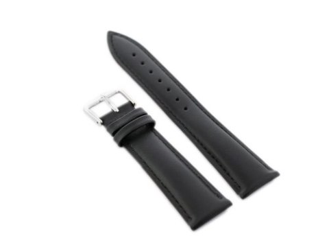 Pasek skórzany do zegarka W94 - czarny - 20mm Pasek skórzany do zegarka W94 - czarny - 20mm