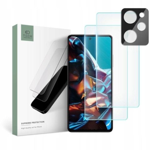 SZKŁO HARTOWANE TECH-PROTECT SUPREME SET XIAOMI POCO X5 PRO 5G CLEAR SZKŁO HARTOWANE TECH-PROTECT SUPREME SET XIAOMI POCO X5 PRO 5G CLEAR