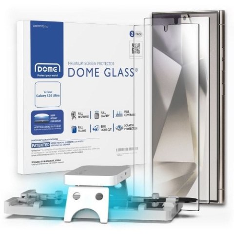 SZKŁO HARTOWANE WHITESTONE DOME GLASS 2-PACK GALAXY S24 ULTRA CLEAR SZKŁO HARTOWANE WHITESTONE DOME GLASS 2-PACK GALAXY S24 ULTRA CLEAR
