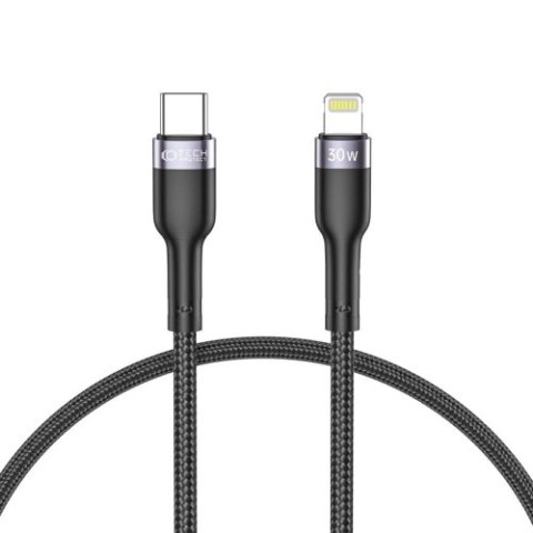TECH-PROTECT ULTRABOOST "2" LIGHTNING CABLE PD30W/3A 25CM BLACK TECH-PROTECT ULTRABOOST "2" LIGHTNING CABLE PD30W/3A 25CM BLACK
