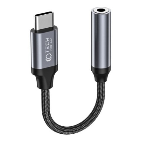 TECH-PROTECT ULTRABOOST ADAPTER TYPE-C TO MINI JACK 3.5MM BLACK TECH-PROTECT ULTRABOOST ADAPTER TYPE-C TO MINI JACK 3.5MM BLACK