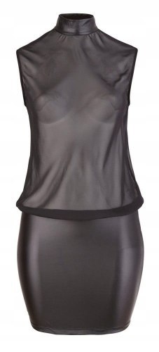 WYP Prześwitująca mini sukienka XXXXL (czarna) WYP Prześwitująca mini sukienka XXXXL (czarna)
