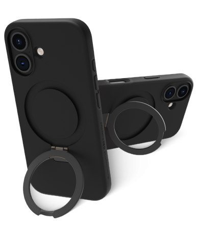 Dbramante1928 Iceland Ultra D3O MS Kick - obudowa ochronna z podstawką do iPhone 16 kompatybilna z MagSafe (black) Dbramante1928 Iceland Ultra D3O MS Kick - obudowa ochronna z podstawką do iPhone 16 kompatybilna z MagSafe (black)