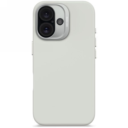 Decoded AntiMicrobial Silicone Backcover - silikonowa obudowa ochronna do iPhone 16 kompatybilna z MagSafe (stone gray) Decoded AntiMicrobial Silicone Backcover - silikonowa obudowa ochronna do iPhone 16 kompatybilna z MagSafe (stone gray)