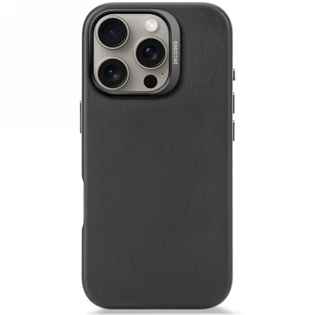 Decoded Leather Backcover - skórzana obudowa ochronna do iPhone 16 Pro kompatybilna z MagSafe (black) Decoded Leather Backcover - skórzana obudowa ochronna do iPhone 16 Pro kompatybilna z MagSafe (black)