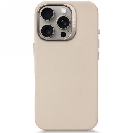 Decoded Leather Backcover - skórzana obudowa ochronna do iPhone 16 Pro kompatybilna z MagSafe (clay) Decoded Leather Backcover - skórzana obudowa ochronna do iPhone 16 Pro kompatybilna z MagSafe (clay)