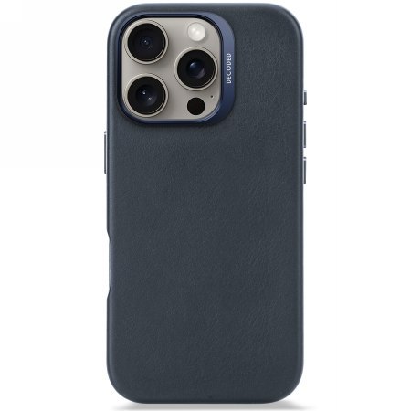 Decoded Leather Backcover - skórzana obudowa ochronna do iPhone 16 Pro kompatybilna z MagSafe (navy) Decoded Leather Backcover - skórzana obudowa ochronna do iPhone 16 Pro kompatybilna z MagSafe (navy)