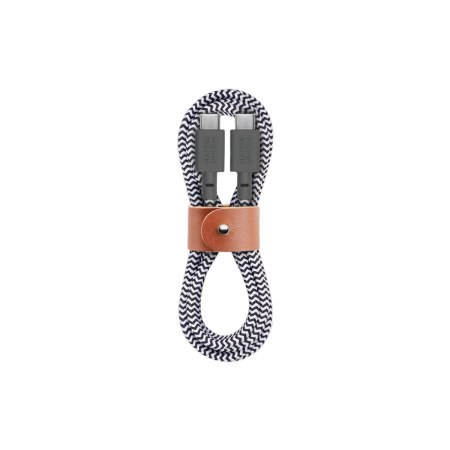 Native Union Belt Cable - kabel USB-C - USB-C, 1,2 m (zebra) Native Union Belt Cable - kabel USB-C - USB-C, 1,2 m (zebra)