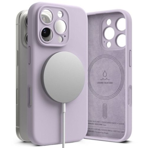 RINGKE SILICONE MAGNETIC MAGSAFE IPHONE 16 PRO LIGHT PURPLE RINGKE SILICONE MAGNETIC MAGSAFE IPHONE 16 PRO LIGHT PURPLE