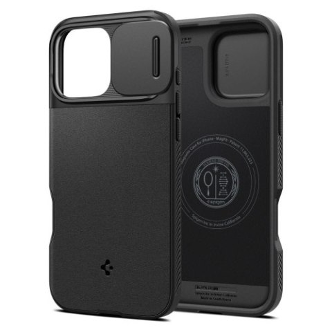 SPIGEN OPTIK ARMOR MAG MAGSAFE IPHONE 16 PRO BLACK SPIGEN OPTIK ARMOR MAG MAGSAFE IPHONE 16 PRO BLACK
