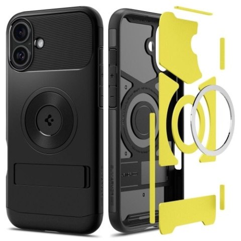 SPIGEN SLIM ARMOR MAG MAGSAFE IPHONE 16 BLACK SPIGEN SLIM ARMOR MAG MAGSAFE IPHONE 16 BLACK