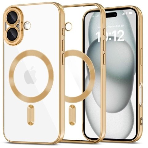 TECH-PROTECT MAGFLEX MAGSAFE IPHONE 16 SHINY GOLD TECH-PROTECT MAGFLEX MAGSAFE IPHONE 16 SHINY GOLD