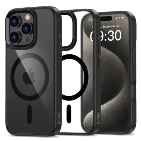TECH-PROTECT MAGMAT MAGSAFE IPHONE 16 PRO MAX BLACK/CLEAR TECH-PROTECT MAGMAT MAGSAFE IPHONE 16 PRO MAX BLACK/CLEAR