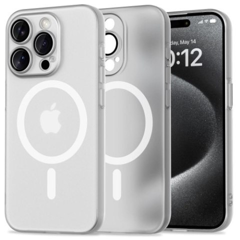 TECH-PROTECT MAGSLIM MAGSAFE IPHONE 15 PRO MATTE/WHITE TECH-PROTECT MAGSLIM MAGSAFE IPHONE 15 PRO MATTE/WHITE
