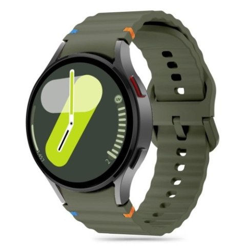 TECH-PROTECT SILICONE SPORT SAMSUNG GALAXY WATCH 4 / 5 / 5 PRO / 6 / 7 / FE ARMY GREEN TECH-PROTECT SILICONE SPORT SAMSUNG GALAXY WATCH 4 / 5 / 5 PRO / 6 / 7 / FE ARMY GREEN