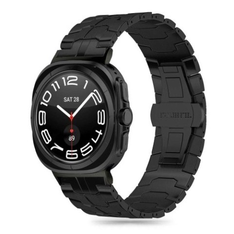 TECH-PROTECT STAINLESS LINE SAMSUNG GALAXY WATCH ULTRA (47 MM) BLACK TECH-PROTECT STAINLESS LINE SAMSUNG GALAXY WATCH ULTRA (47 MM) BLACK
