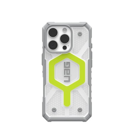 UAG Pathfinder Clear Magsafe - obudowa ochronna do iPhone 16 Pro kompatybilna z MagSafe (active neon) UAG Pathfinder Clear Magsafe - obudowa ochronna do iPhone 16 Pro kompatybilna z MagSafe (active neon)