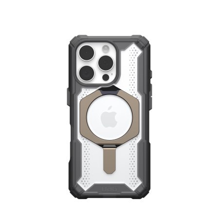 UAG Plasma XTE Magsafe - obudowa ochronna z podstawką do iPhone 16 Pro kompatybilna z MagSafe (ash/titanium) UAG Plasma XTE Magsafe - obudowa ochronna z podstawką do iPhone 16 Pro kompatybilna z MagSafe (ash/titanium)