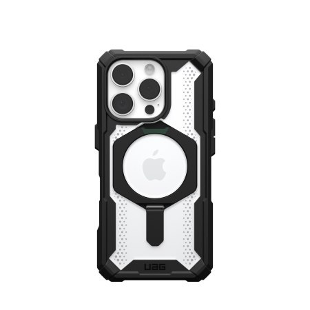 UAG Plasma XTE Magsafe - obudowa ochronna z podstawką do iPhone 16 Pro kompatybilna z MagSafe (black/clear) UAG Plasma XTE Magsafe - obudowa ochronna z podstawką do iPhone 16 Pro kompatybilna z MagSafe (black/clear)