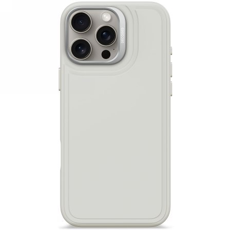 Decoded AntiMicrobial Silicone Stacks Backcover - silikonowa obudowa ochronna do iPhone 16 Pro Max kompatybilna z MagSafe (stone Decoded AntiMicrobial Silicone Stacks Backcover - silikonowa obudowa ochronna do iPhone 16 Pro Max kompatybilna z MagSafe (stone