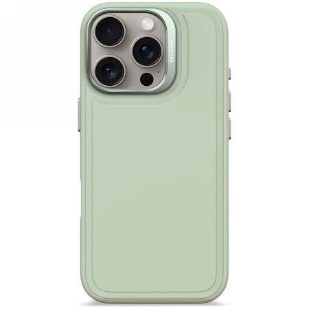Decoded AntiMicrobial Silicone Stacks Backcover - silikonowa obudowa ochronna do iPhone 16 Pro kompatybilna z MagSafe (mist gree Decoded AntiMicrobial Silicone Stacks Backcover - silikonowa obudowa ochronna do iPhone 16 Pro kompatybilna z MagSafe (mist gree