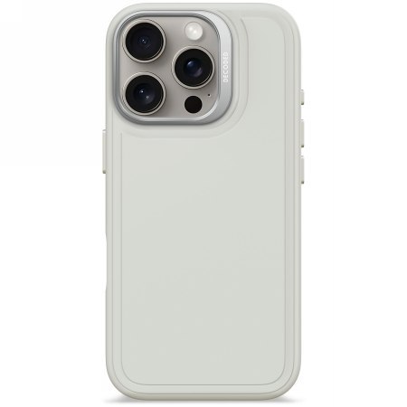 Decoded AntiMicrobial Silicone Stacks Backcover - silikonowa obudowa ochronna do iPhone 16 Pro kompatybilna z MagSafe (stone gra Decoded AntiMicrobial Silicone Stacks Backcover - silikonowa obudowa ochronna do iPhone 16 Pro kompatybilna z MagSafe (stone gra