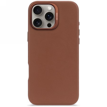 Decoded Leather Backcover - skórzana obudowa ochronna do iPhone 16 Pro Max kompatybilna z MagSafe (tan) Decoded Leather Backcover - skórzana obudowa ochronna do iPhone 16 Pro Max kompatybilna z MagSafe (tan)