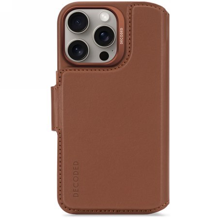 Decoded Leather Detachable Wallet - skórzana obudowa ochronna do iPhone 16 Pro kompatybilna z MagSafe (tan) Decoded Leather Detachable Wallet - skórzana obudowa ochronna do iPhone 16 Pro kompatybilna z MagSafe (tan)