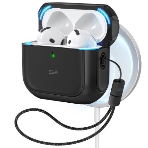 ESR ORBIT HALOLOCK MAGSAFE APPLE AIRPODS 4 BLACK ESR ORBIT HALOLOCK MAGSAFE APPLE AIRPODS 4 BLACK