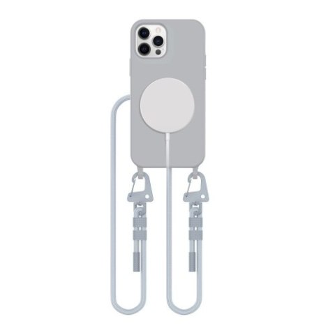TECH-PROTECT MAGNECKLACE MAGSAFE IPHONE 12 / 12 PRO CRAYON GREY TECH-PROTECT MAGNECKLACE MAGSAFE IPHONE 12 / 12 PRO CRAYON GREY
