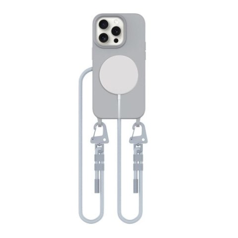 TECH-PROTECT MAGNECKLACE MAGSAFE IPHONE 15 PRO CRAYON GREY TECH-PROTECT MAGNECKLACE MAGSAFE IPHONE 15 PRO CRAYON GREY