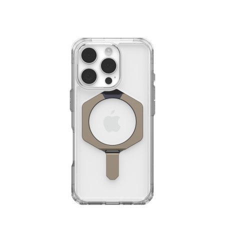 UAG Plyo XTE Magsafe - obudowa ochronna z podstawką do iPhone 16 Pro kompatybilna z MagSafe (clear/titanium) UAG Plyo XTE Magsafe - obudowa ochronna z podstawką do iPhone 16 Pro kompatybilna z MagSafe (clear/titanium)