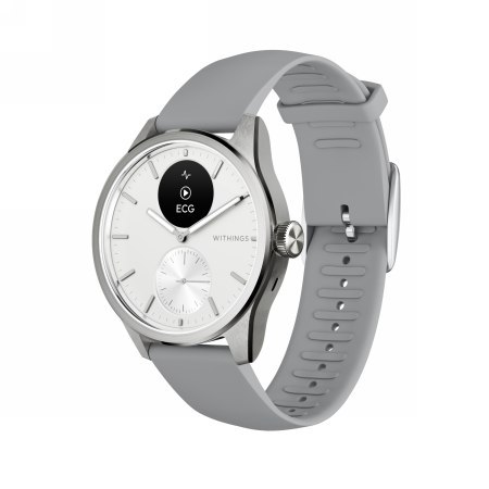 Withings Scanwatch 2 - zegarek z funkcją EKG, pomiarem pulsu i SPO2 oraz mierzeniem aktywności fizycznej i snu (42mm, white) Withings Scanwatch 2 - zegarek z funkcją EKG, pomiarem pulsu i SPO2 oraz mierzeniem aktywności fizycznej i snu (42mm, white)