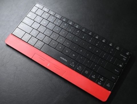 Mokibo - Smart Klawiatura z Touchpadem w klawiszach (czerwony panel) Mokibo - Smart Klawiatura z Touchpadem w klawiszach (czerwony panel)