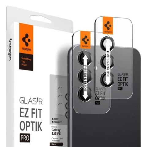 OSŁONA APARATU SPIGEN OPTIK.TR "EZ FIT" CAMERA PROTECTOR 2-PACK GALAXY S23 FE BLACK OSŁONA APARATU SPIGEN OPTIK.TR "EZ FIT" CAMERA PROTECTOR 2-PACK GALAXY S23 FE BLACK