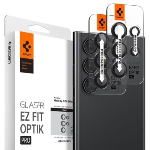 OSŁONA APARATU SPIGEN OPTIK.TR "EZ FIT" CAMERA PROTECTOR 2-PACK GALAXY S24 ULTRA BLACK OSŁONA APARATU SPIGEN OPTIK.TR "EZ FIT" CAMERA PROTECTOR 2-PACK GALAXY S24 ULTRA BLACK