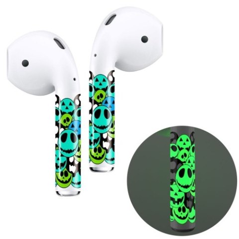 RockMax Art Skins Emoji Glow with applicator for AirPods 1/2 RockMax Art Skins Emoji Glow with applicator for AirPods 1/2
