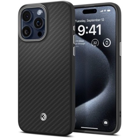 SPIGEN ENZO ARAMID MAG MAGSAFE IPHONE 15 PRO MATTE BLACK SPIGEN ENZO ARAMID MAG MAGSAFE IPHONE 15 PRO MATTE BLACK