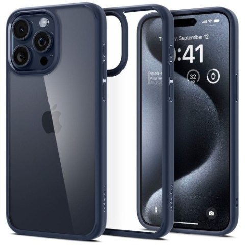 SPIGEN ULTRA HYBRID IPHONE 15 PRO NAVY BLUE SPIGEN ULTRA HYBRID IPHONE 15 PRO NAVY BLUE