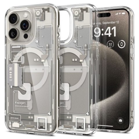 SPIGEN ULTRA HYBRID MAG MAGSAFE IPHONE 15 PRO MAX ZERO ONE NATURAL TITANIUM SPIGEN ULTRA HYBRID MAG MAGSAFE IPHONE 15 PRO MAX ZERO ONE NATURAL TITANIUM