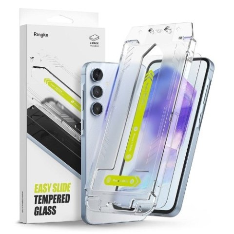 SZKŁO HARTOWANE RINGKE EASY SLIDE 2-PACK GALAXY A55 5G CLEAR SZKŁO HARTOWANE RINGKE EASY SLIDE 2-PACK GALAXY A55 5G CLEAR