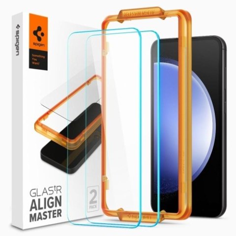 SZKŁO HARTOWANE SPIGEN ALM GLAS.TR 2-PACK GALAXY S23 FE CLEAR SZKŁO HARTOWANE SPIGEN ALM GLAS.TR 2-PACK GALAXY S23 FE CLEAR