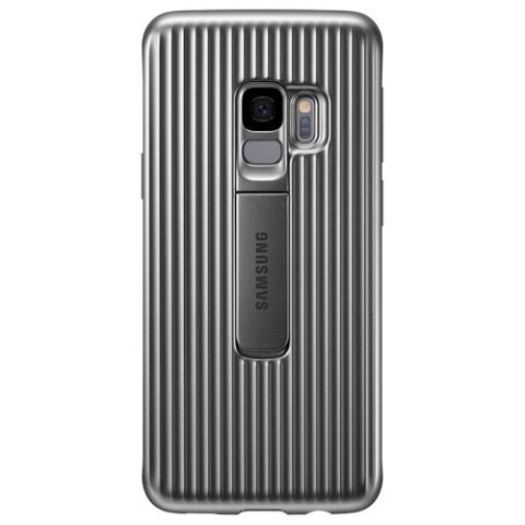Samsung Protective Standing Cover - Etui Samsung Galaxy S9 z podstawką (srebrny) Samsung Protective Standing Cover - Etui Samsung Galaxy S9 z podstawką (srebrny)