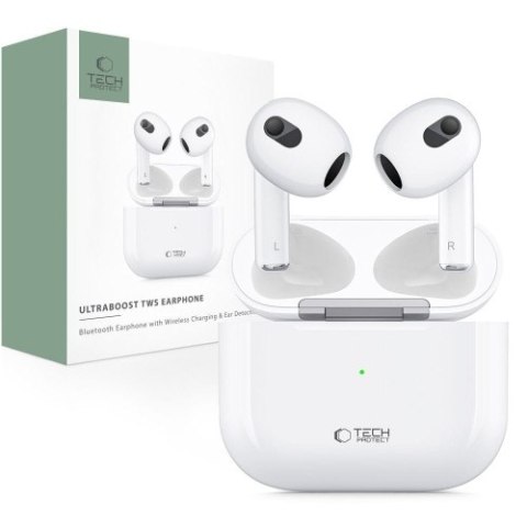TECH-PROTECT ULTRABOOST TWS EARPHONE CORE WHITE TECH-PROTECT ULTRABOOST TWS EARPHONE CORE WHITE
