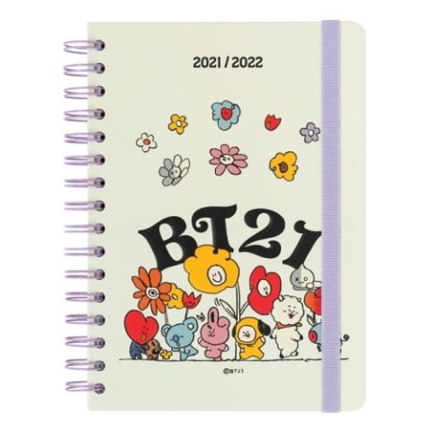 BT21 - Kalendarz / Planner szkolny 2021/2022 (biały) BT21 - Kalendarz / Planner szkolny 2021/2022 (biały)