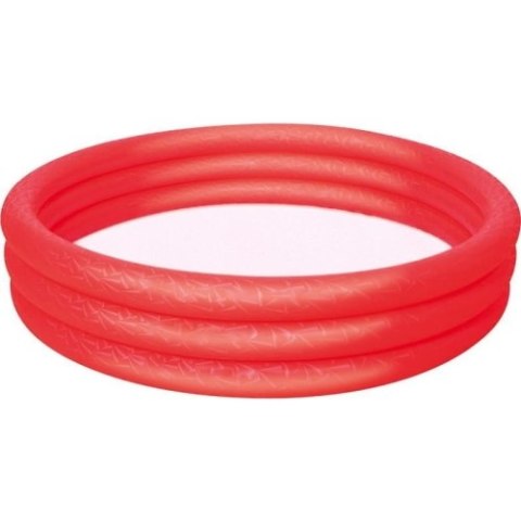 Bestway - Dmuchany basen 3-komorowy 152x30cm (Czerwony) Bestway - Dmuchany basen 3-komorowy 152x30cm (Czerwony)