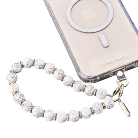 Case-Mate Beaded Phone Wristlet - Uniwersalna smyczka do telefonu (White Marble) Case-Mate Beaded Phone Wristlet - Uniwersalna smyczka do telefonu (White Marble)