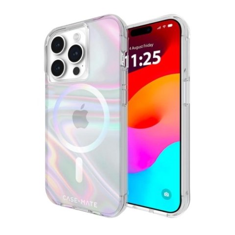 Case-Mate Soap Bubble MagSafe - Etui iPhone 15 Pro (Iridescent) Case-Mate Soap Bubble MagSafe - Etui iPhone 15 Pro (Iridescent)