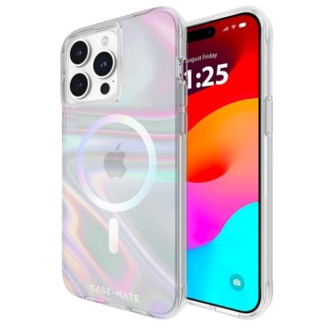 Case-Mate Soap Bubble MagSafe - Etui iPhone 15 Pro Max (Iridescent) Case-Mate Soap Bubble MagSafe - Etui iPhone 15 Pro Max (Iridescent)