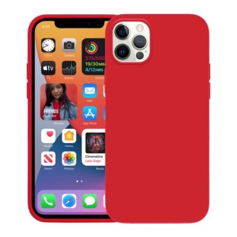 Crong Color Cover - Etui iPhone 12 Pro Max (czerwony) Crong Color Cover - Etui iPhone 12 Pro Max (czerwony)